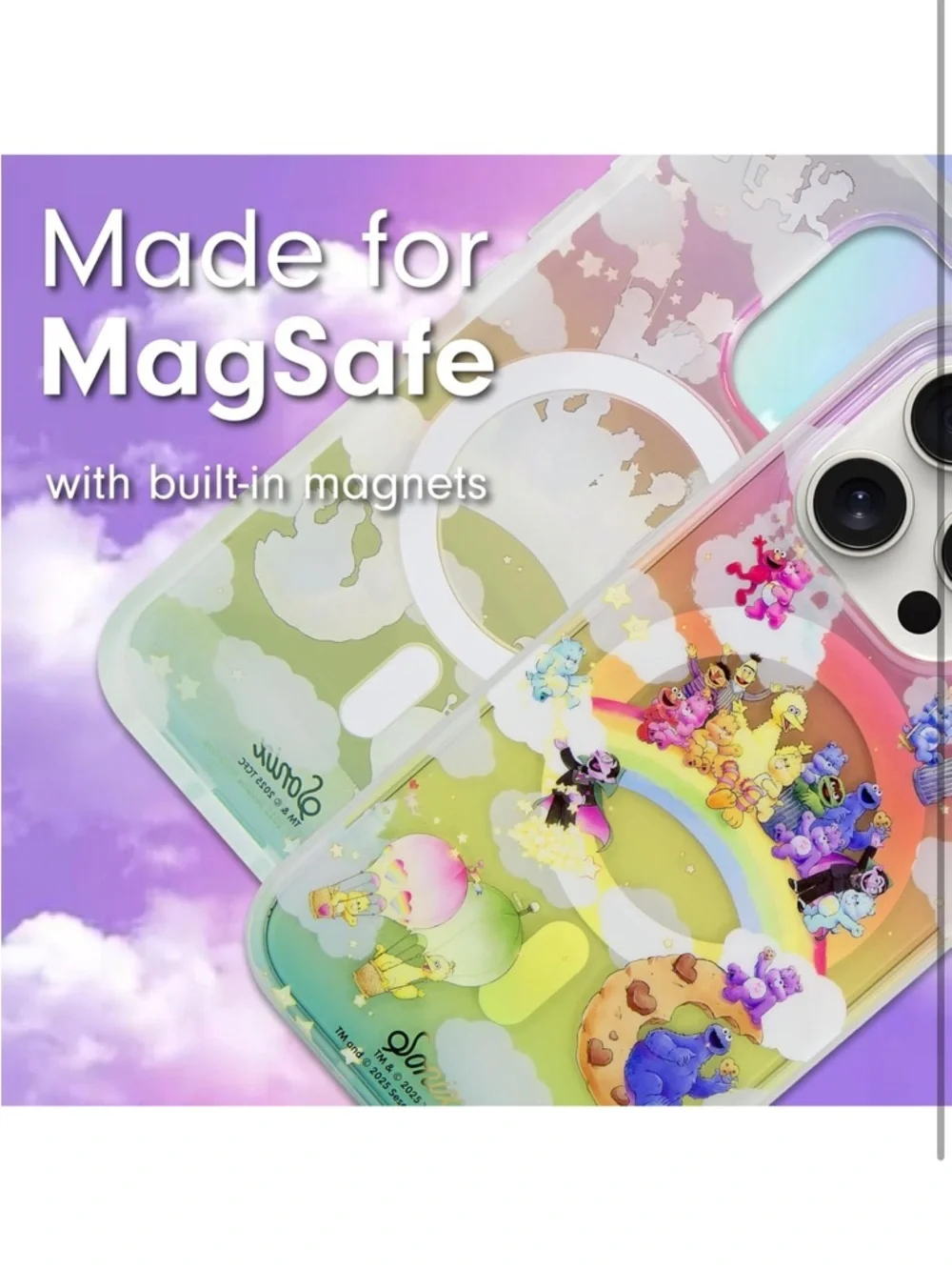 Sonix Protective Cases for iPhone 15 Pro Max Care Bears x Sesame Street 864-lb2